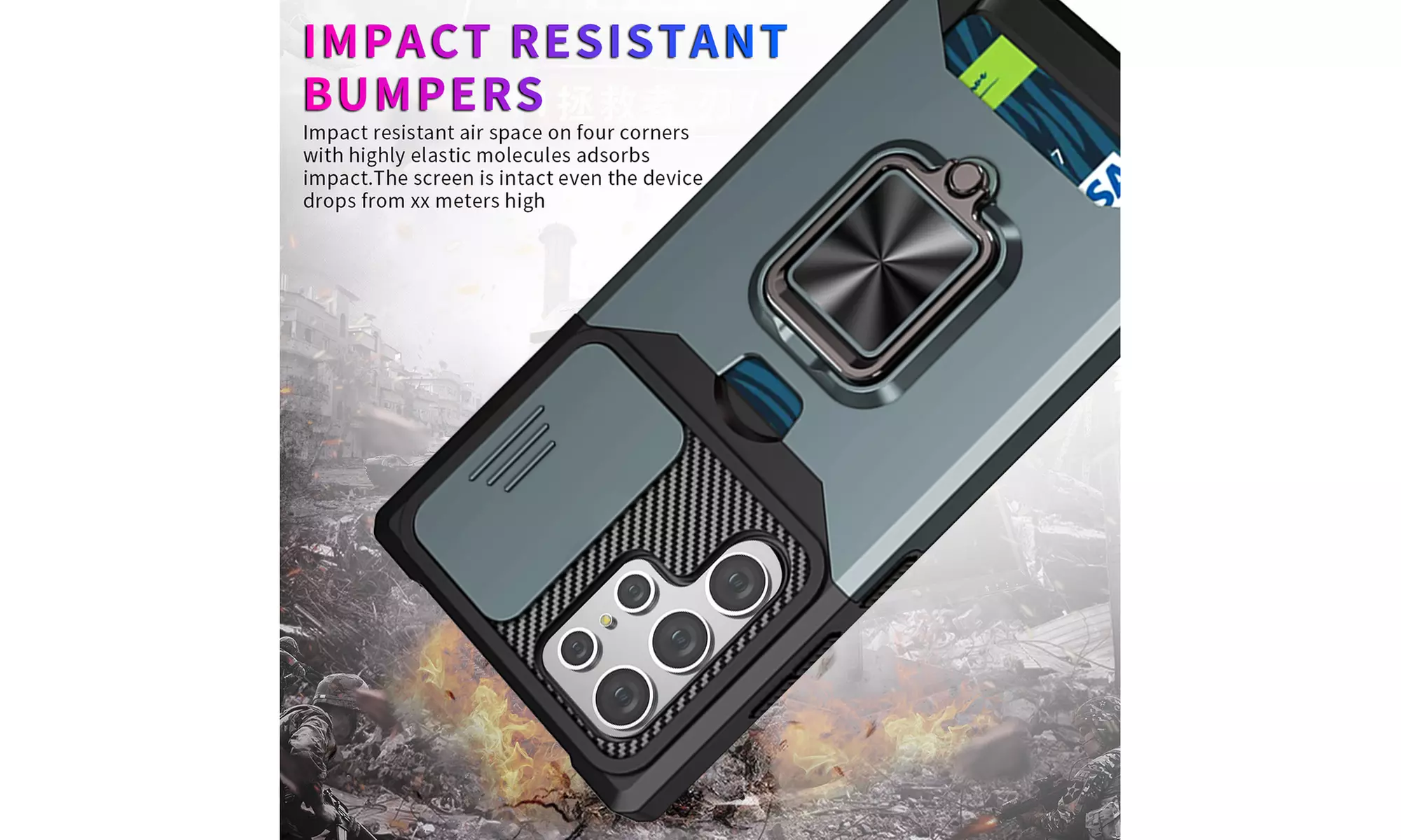 Fpr Samsung Galaxy S23 Ultra / S23 Case Shockproof Tough Heavy Duty Stand Cover