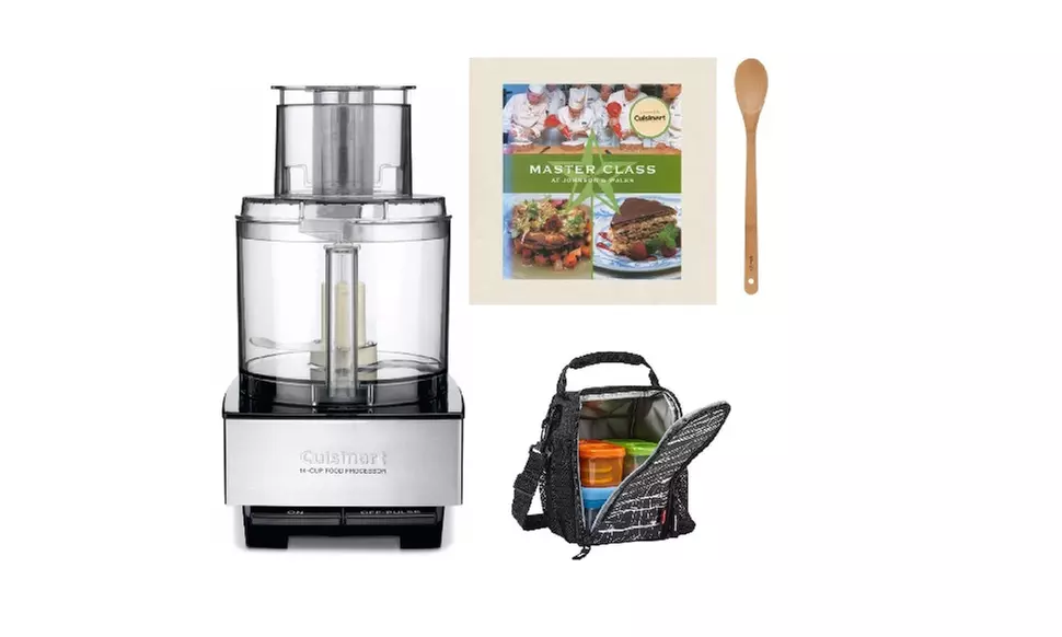Cuisinart DFP-14BCNY 14-Cup Food Processor (Brushed Stainless) Bundle - Primary Image