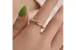 Adjustable Ring Lightning Diamond Rings Band  - Second Medium