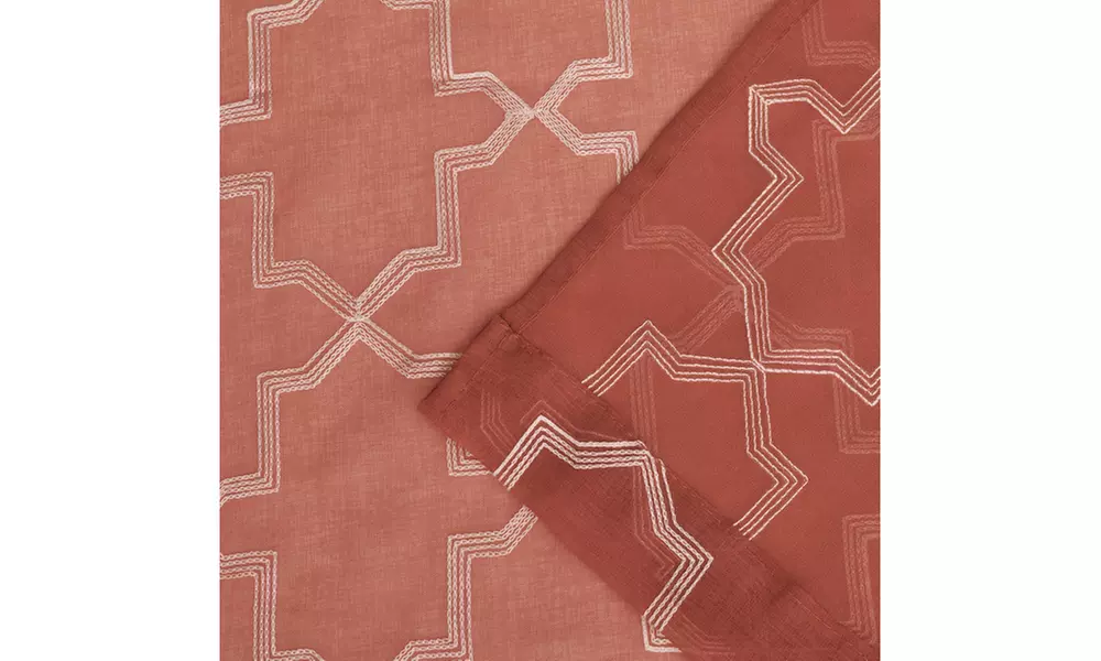 Superior Alton Printed Semi-Sheer Grommet Curtain Panels - Primary Image