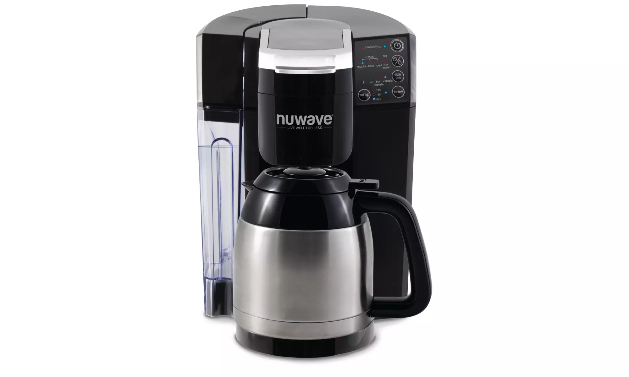 NuWave BruHub 3 in 1 Coffee Maker with Stainless Steel Carafe - Primary Image