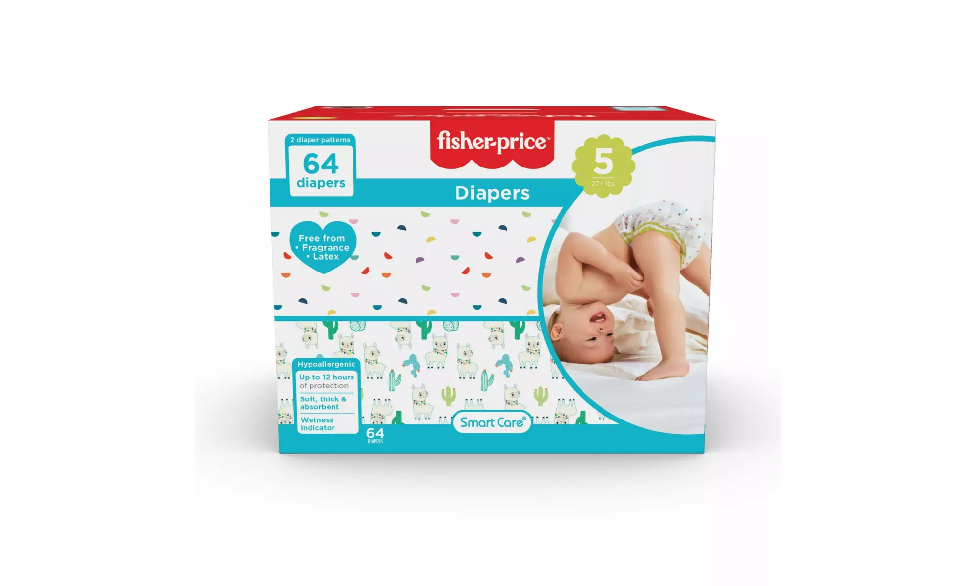Fisher-Price Size 5 Diapers 64 ct - Primary Image