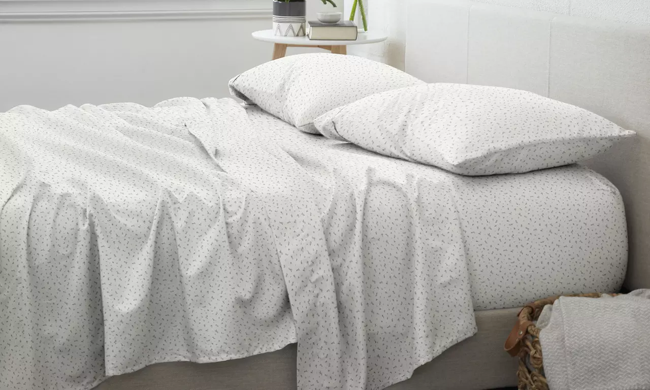 Home Collection Premium Ultra Soft Pattern 4 Piece Bed Sheets Set