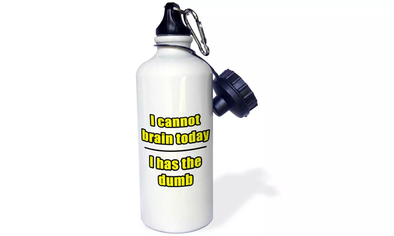  Water Bottle I Cannot Brain Today I Has The Dumb Yellow  - Primary Image