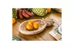 Small, Medium, Large, or Pineapple Shallow Wooden Bowl - Second Medium