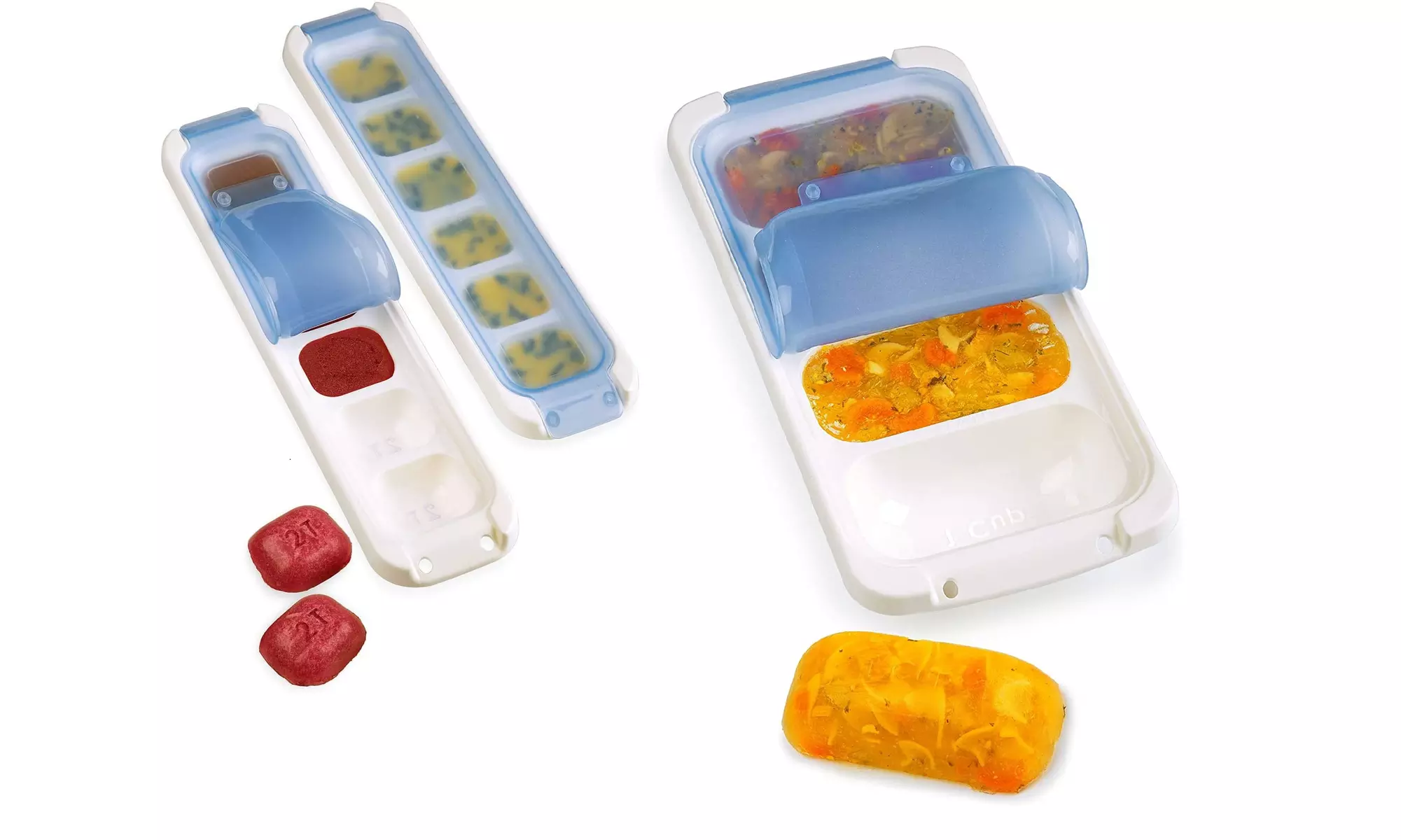 PrepWorks 1-Cup and 2 Tbsp. Freezer Pods - High-Quality Meal Prep Containers - Second Medium