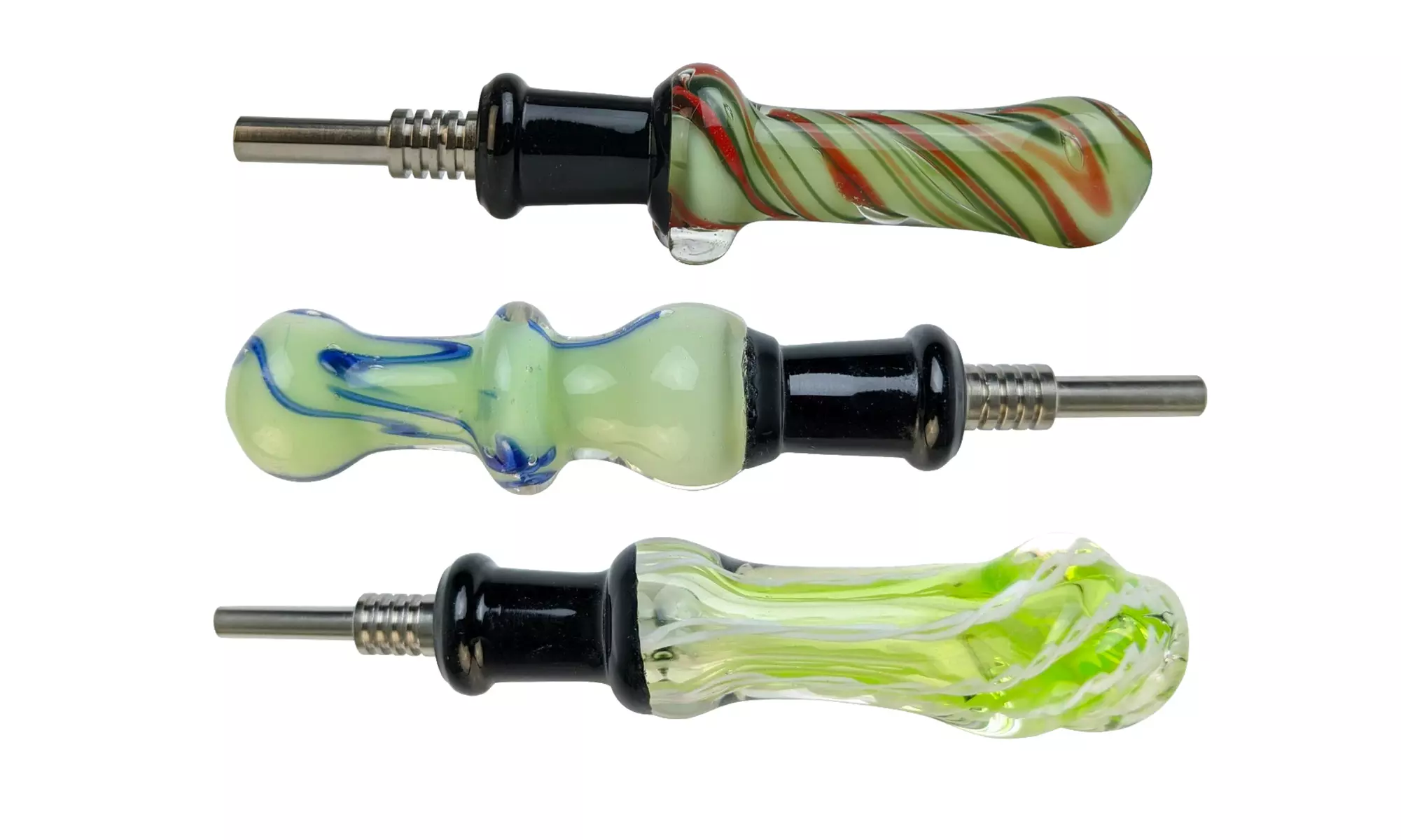 3.5" Glass Nectar Collector with 10mm Titanium Nail  - Primary Image