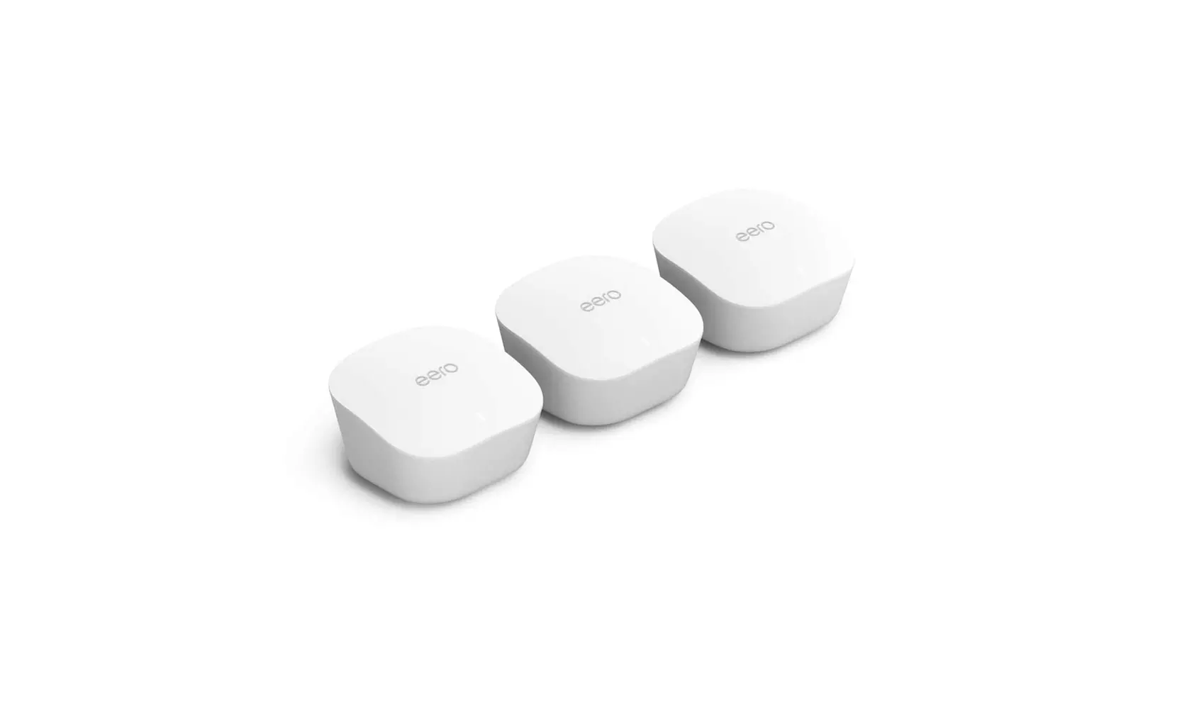 EERO AC Dual-Band Beamforming MU-MIMO Mesh Wi-Fi System 3 Pack Works with Alexa - Primary Image