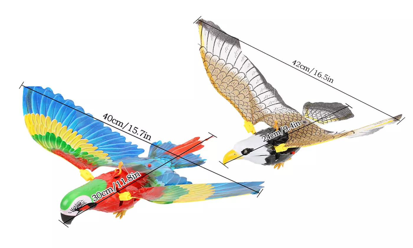 Hanging Eagle Parrot Simulation Bird Interactive Flying Bird Funny Cat Toy