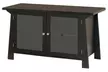 Signature Homes Black Wood Glass Door Entertainment Center - Second Medium