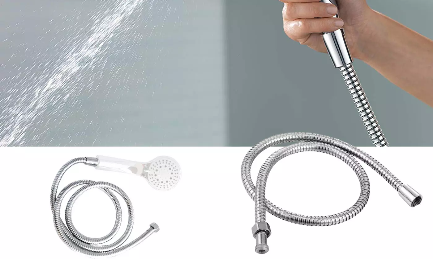 Extra Long Stainless Steel Handheld Shower Tub Hose Bathroom Replacement