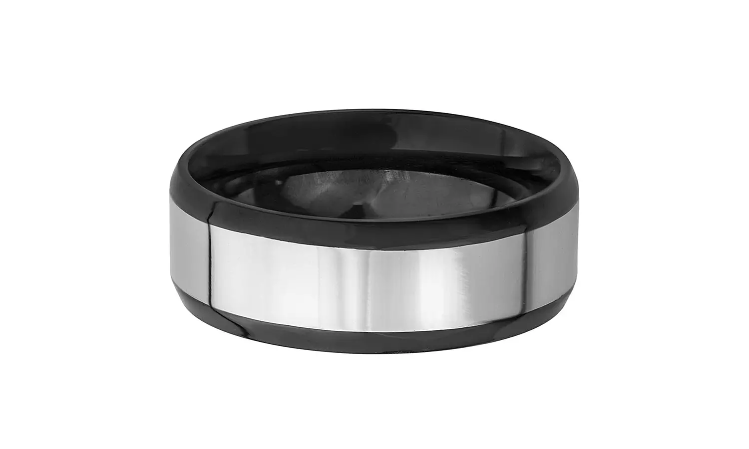 Black Plated Two-tone Band 