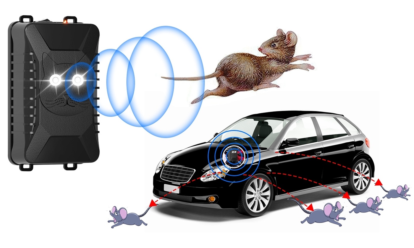 iMounTEK Under Hood Ultrasonic Rodent Repeller for Car Engine
