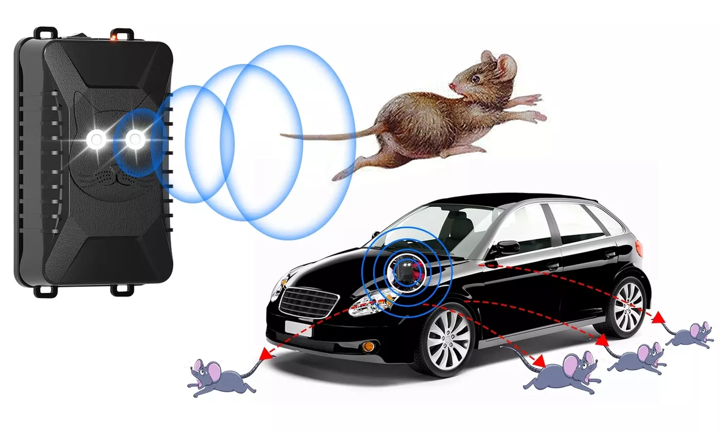iMounTEK Under Hood Ultrasonic Rodent Repeller for Car Engine