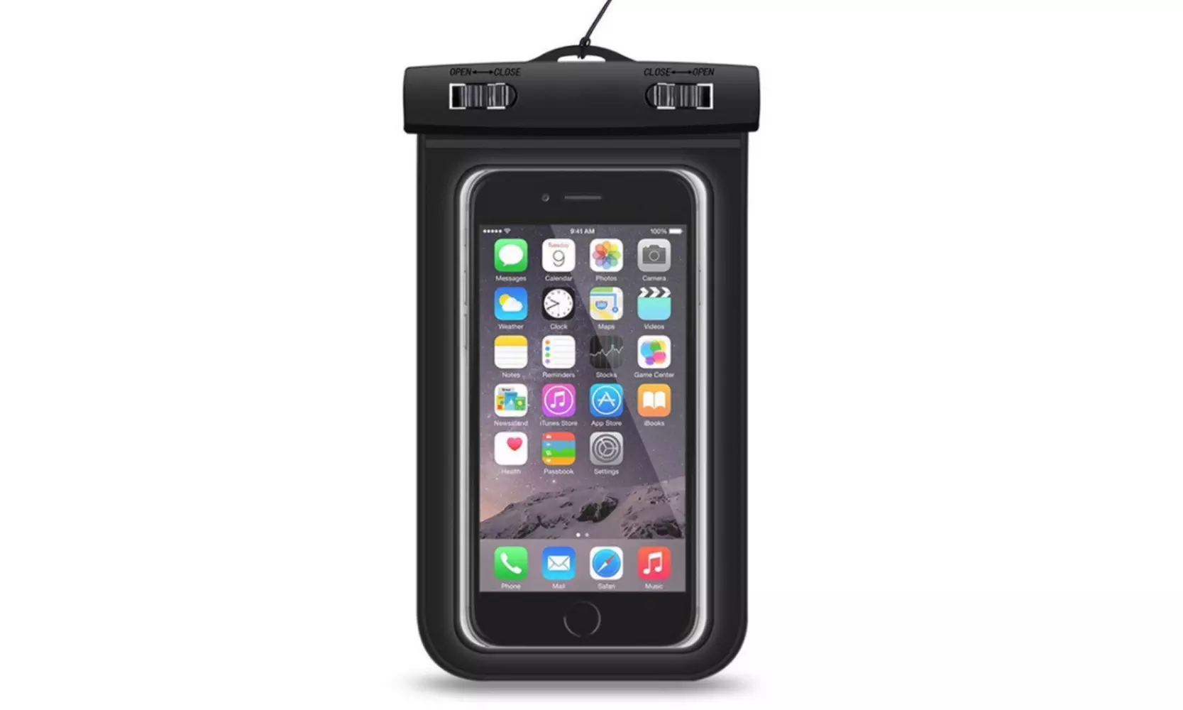 Waterproof Universal Underwater iPhone Cell Phone Dry Bag Pouch Case - Primary Image
