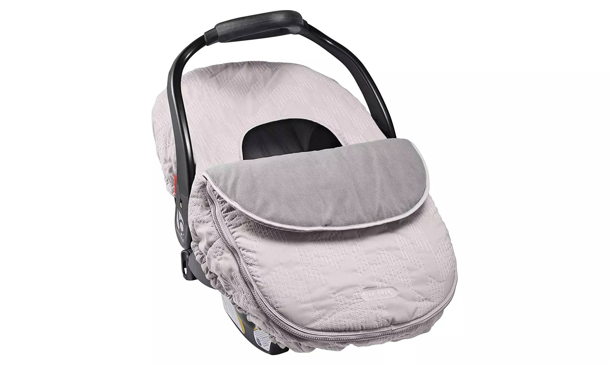 JJ Cole Car Seat Cover, Grey Herringbone - Primary Image