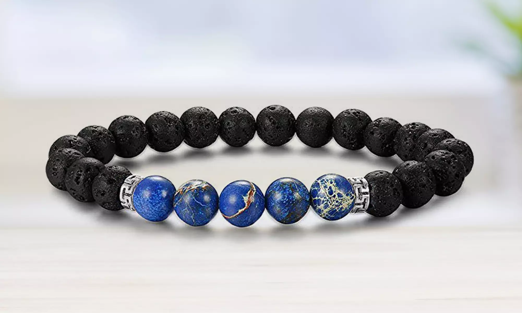 Natural Agate Diffuser Bracelet with Optional Essential Oils