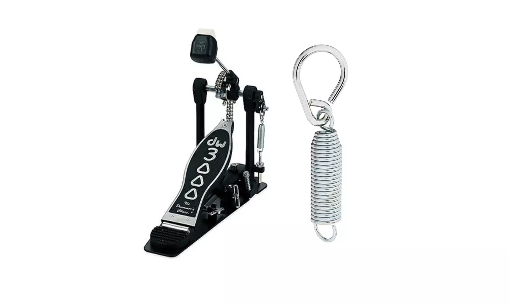 DW 3000 Single Bass Pedal and Spring with Felt Insert - Primary Image