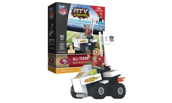 OYO Sports toys NFL 4 Wheel ATV with Mascot San Francisco 49ers