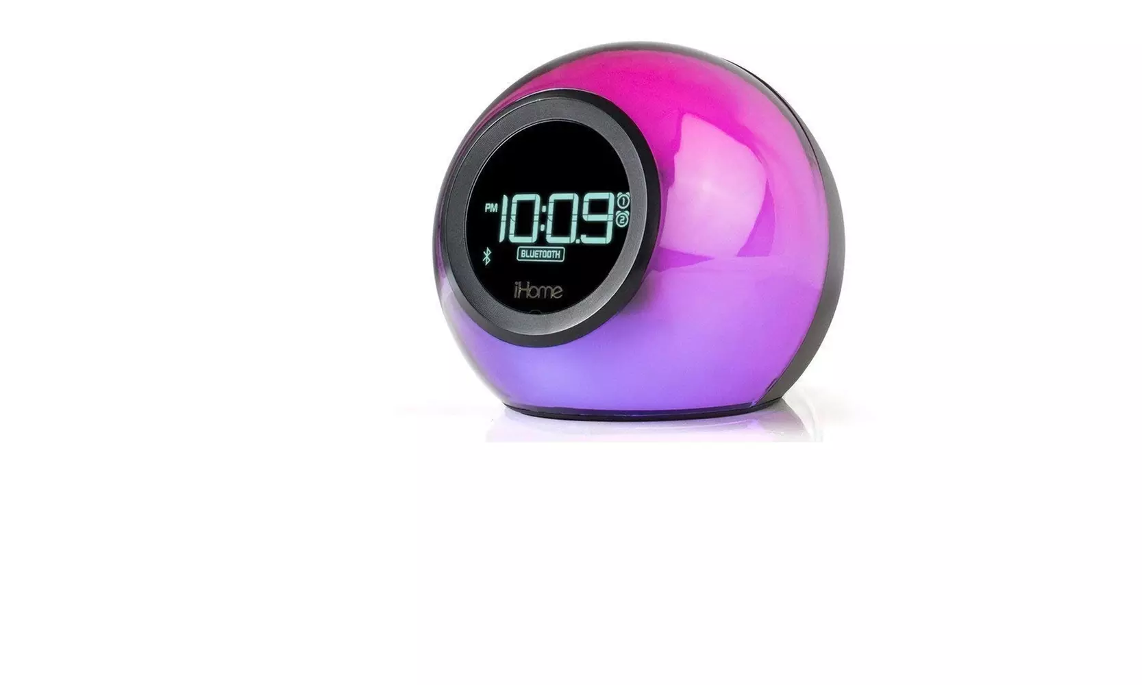 iHome iBT29BC Bluetooth Color Changing Dual Alarm Clock FM Radio - Primary Image