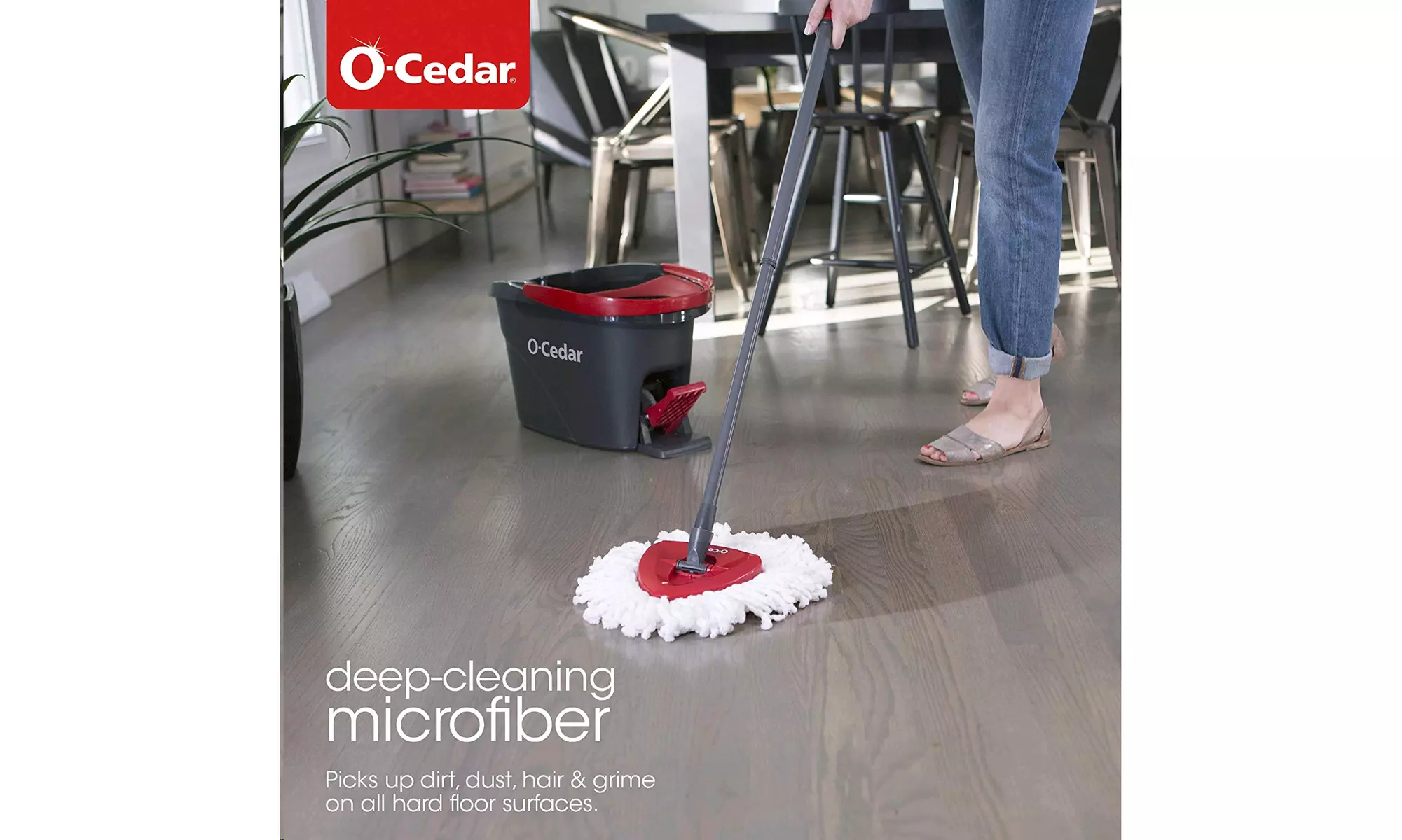 O-Cedar EasyWring Spin Mop Refill (Pack of 4) - Second Medium
