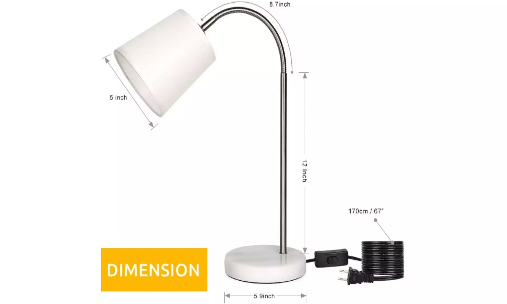 Creative table lamp Modern Bedside Light Fixtures for Bedroom Living Room