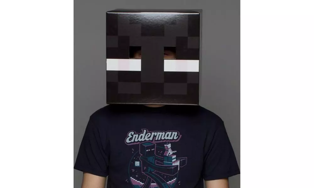 Minecraft Enderman Adult Head - Primary Image