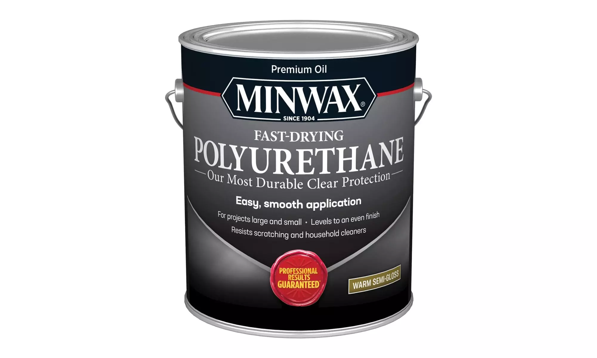 Minwax Clear Oil-Based Fast-Drying Polyurethane (1-Gallon, Semi-Gloss) - Primary Image