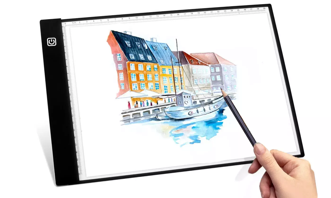 A4 Portable Artist Drawing LED Light Board Art Tracing Pad Stencil Table - Primary Image