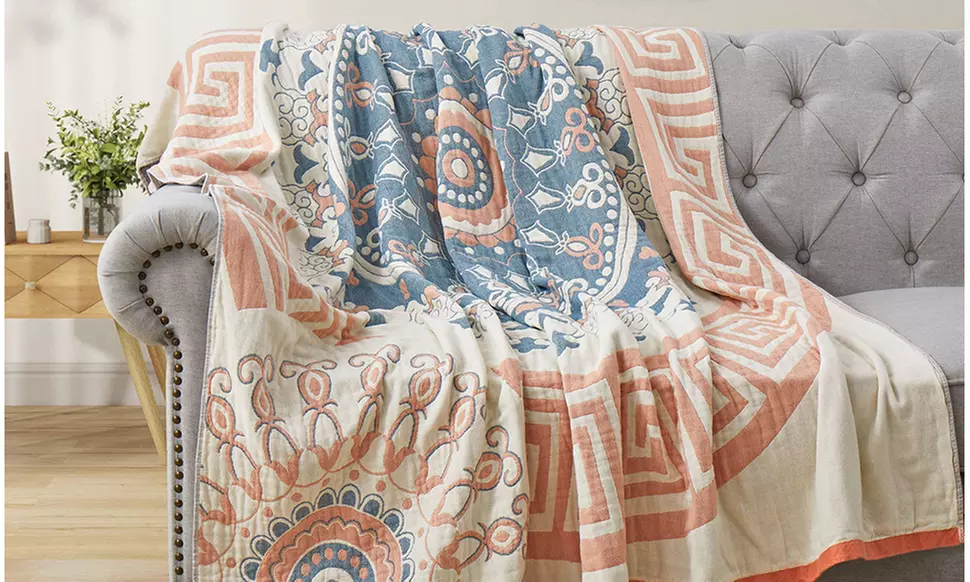 Peace Nest Peace Nest Boho Throw Blanket 