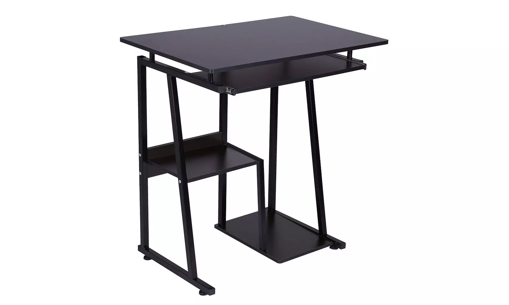 Desktop Computer Desk Laptop With Pullout Keyboard Tray - Primary Image