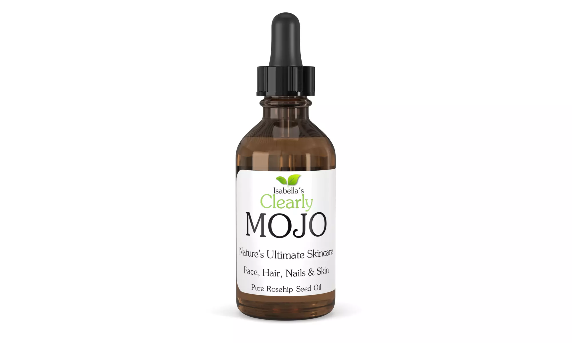 Clearly MOJO, 100% Pure Organic Rosehip Seed Oil for Face, Nails, Hair (2 Oz) - Primary Image