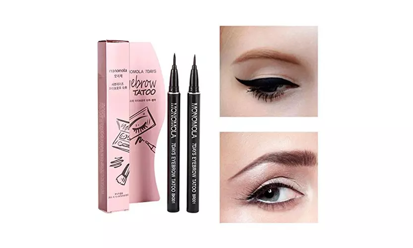 7 Days Eyebrow Tattoo Pencil Pen Liner Brown Long Lasting Eye Makeup Cosmetic US - Primary Image