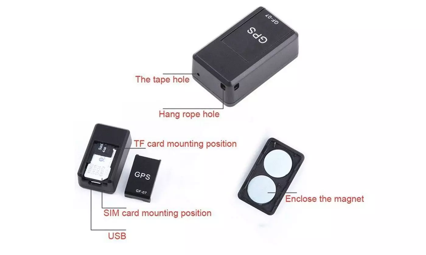 Mini Car GPS Tracker Real Time Tracking Locator Device Voice Record