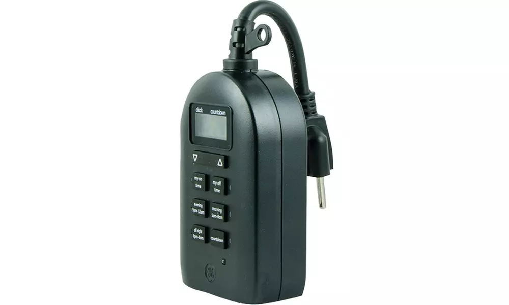 GE 26898 Mytouchsmart Dual Digital Outdoor Timer - Second Medium