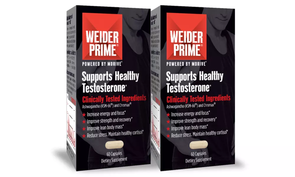 Weider Prime Testosterone Support Dietary Supplement (120-Count) - Primary Image