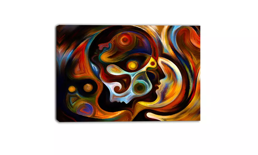 Perspectives of Inner Paint - Abstract Canvas Artwork - Primary Image