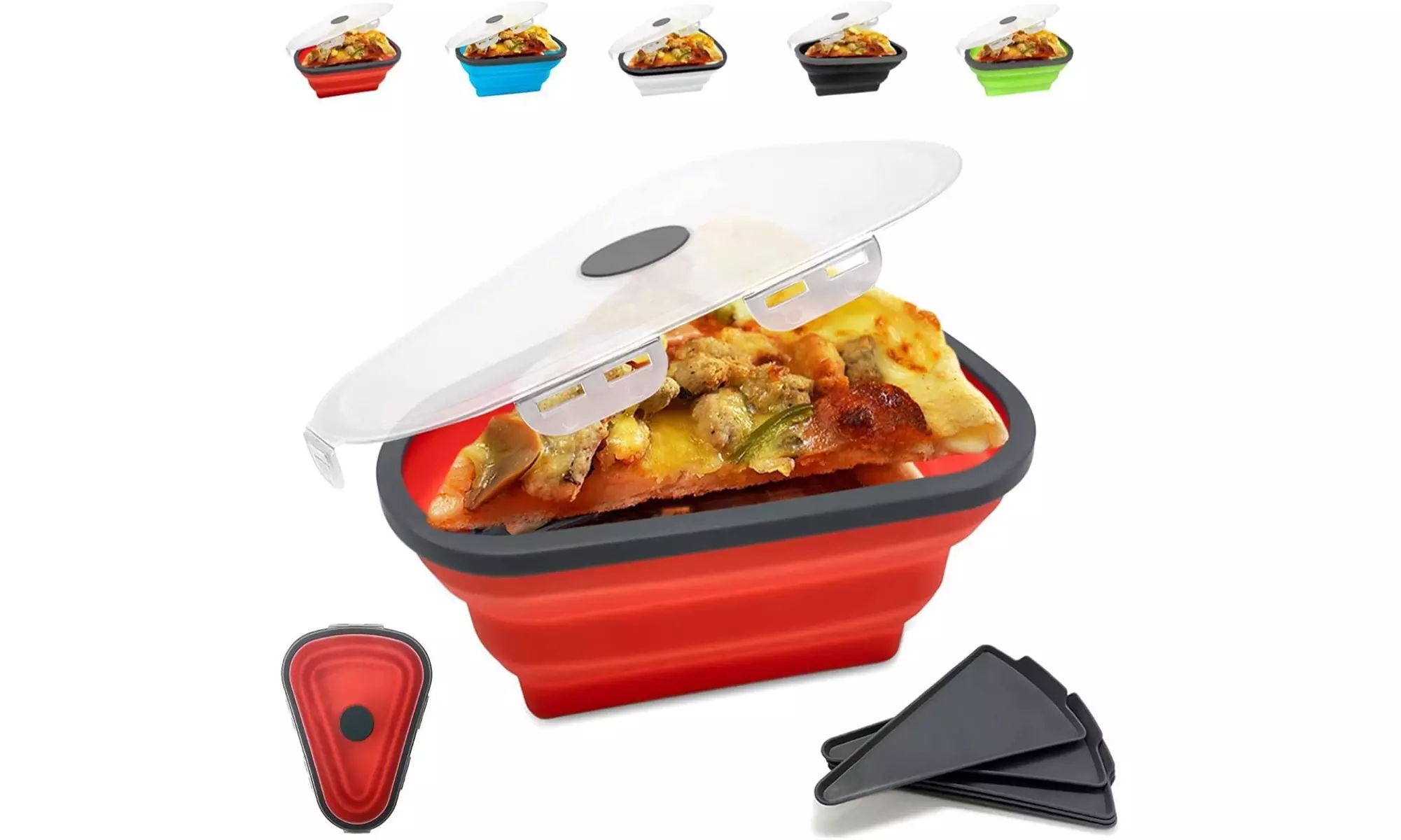 Reusable Pizza Slice Storage Container, The Perfect Pizza Box - Primary Image