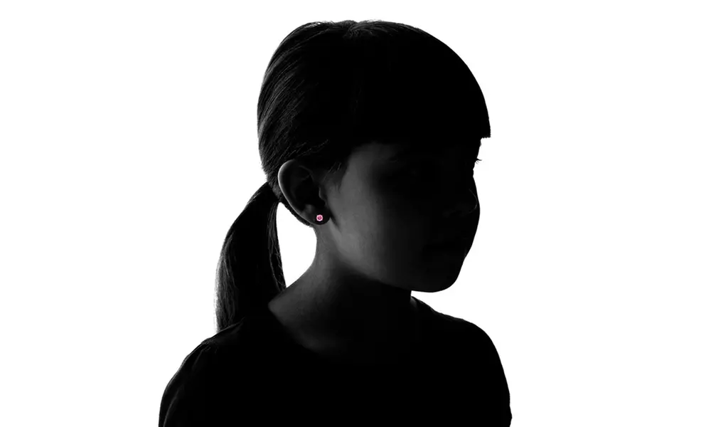 Sterling Silver Round Cut Stud Earrings with Gift Box by Sparkly Kidz