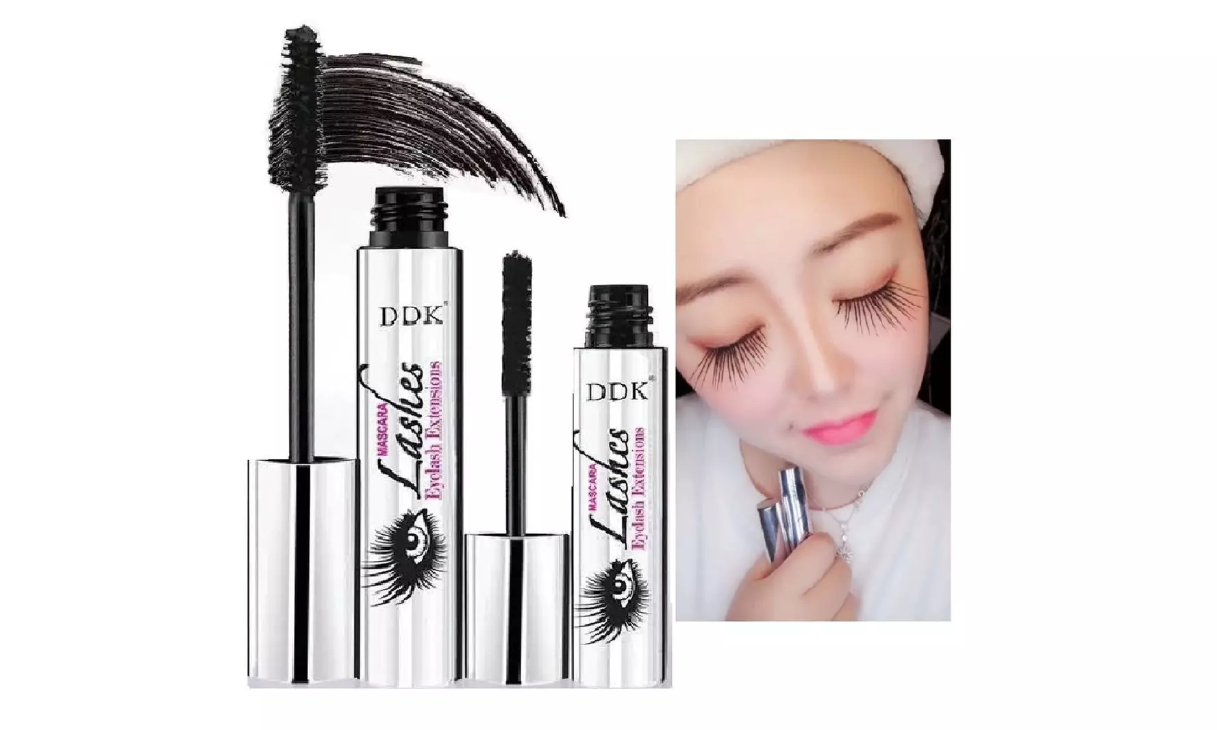 DDK 4D Waterproof Mascara Cream Makeup Super Long Lashes Original - Primary Image