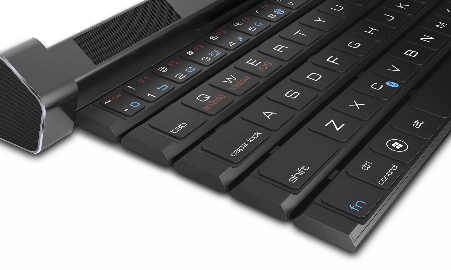 Ivomax Portable Roll-Up Wireless Keyboard and Speaker - Primary Image
