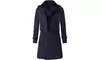 Men's Slim Fit Double-Breasted Winter Long Trench Coat Jacket