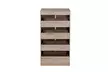 Brown Narrow Stackable Closet Storage Drawers - Second Medium