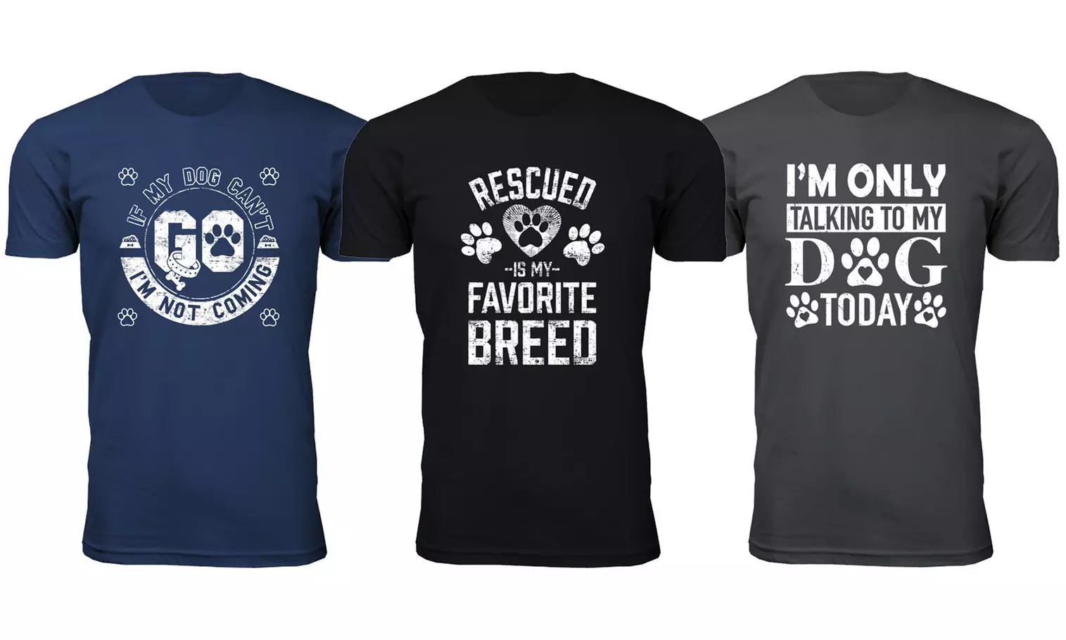 Men's Best Dog Ever Dog Dad T-Shirt (M-3XL) - Primary Image