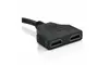 HDTV 1 Input 2 Output HDMI Splitter Male to Female Cable Adapter Converter 