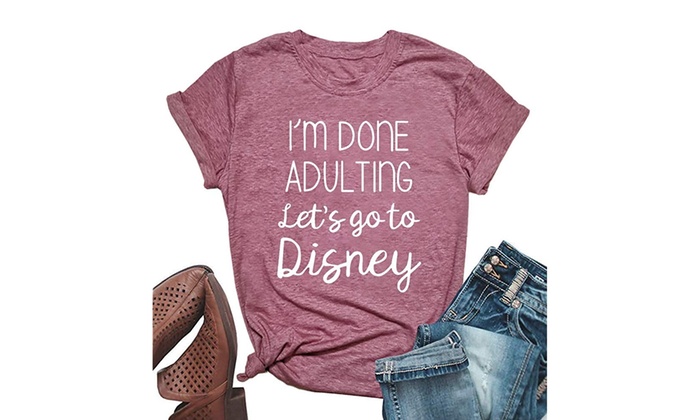 done adulting disney shirt