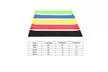 Set of 5 Resistance Loop Bands Yoga Crossfit Fitness Pilates Exercise Workout US - Second Medium