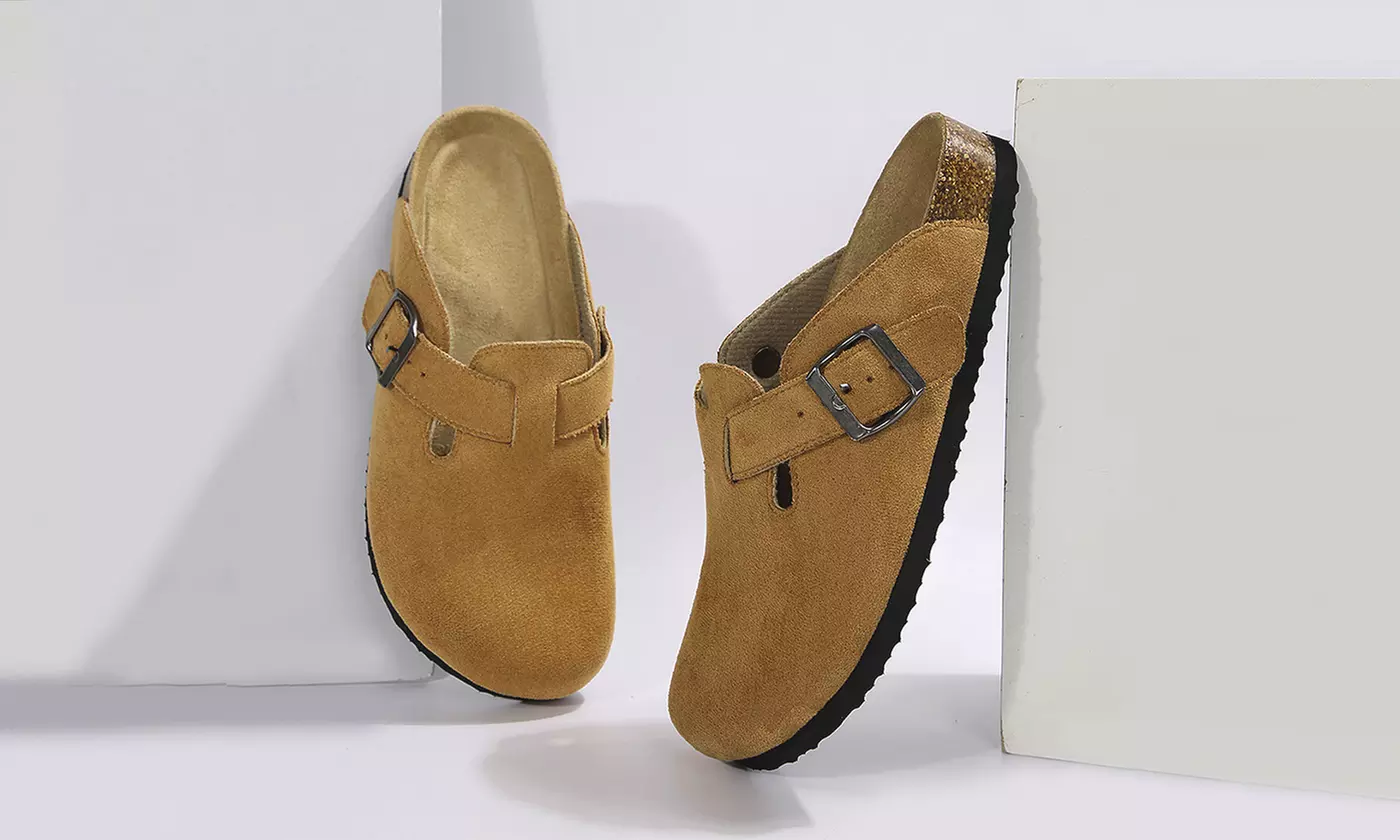 Women's Clogs Suede Slippers Lightweight Clogs