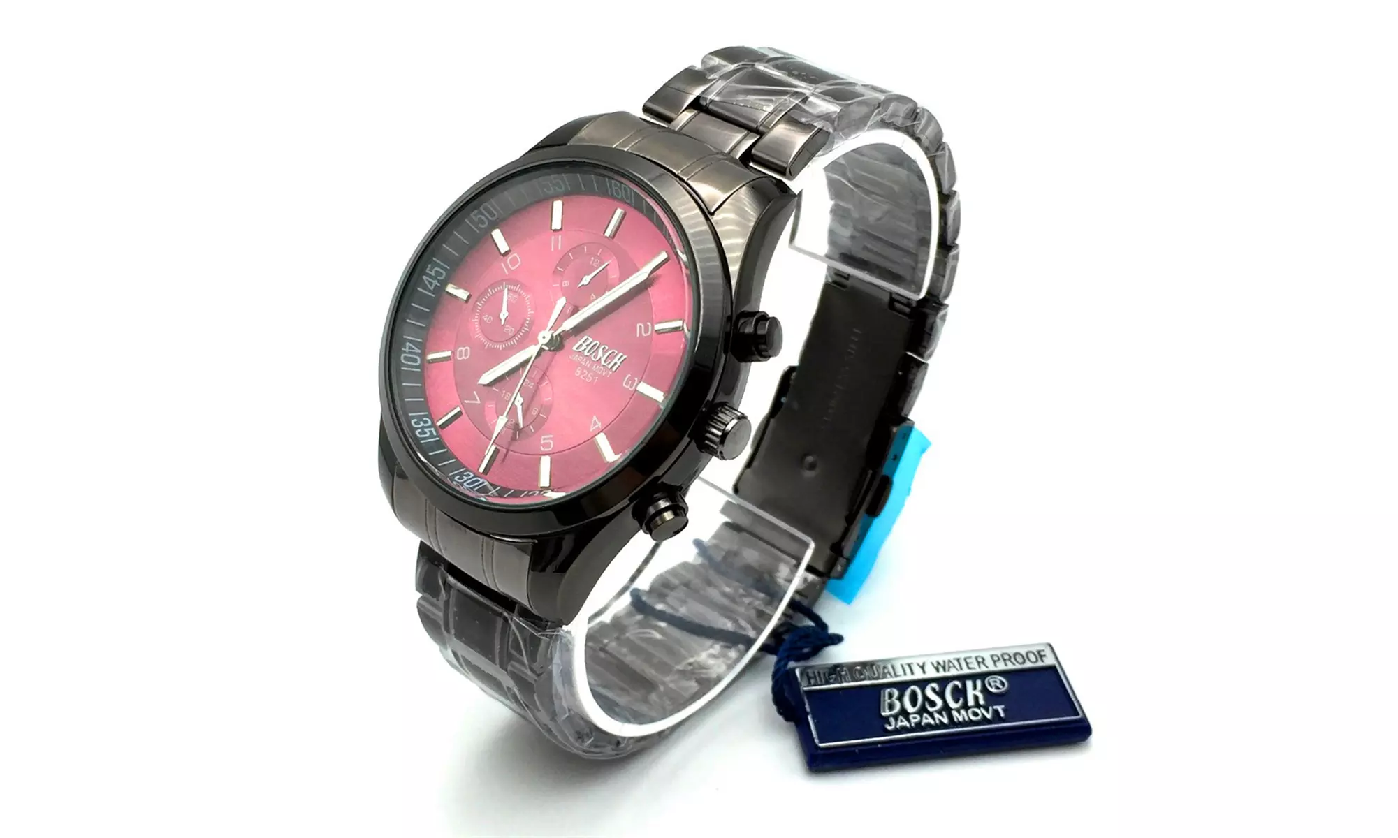  Fashion Sport Watch Casual Stainless Steel Business mens Watch - Primary Image