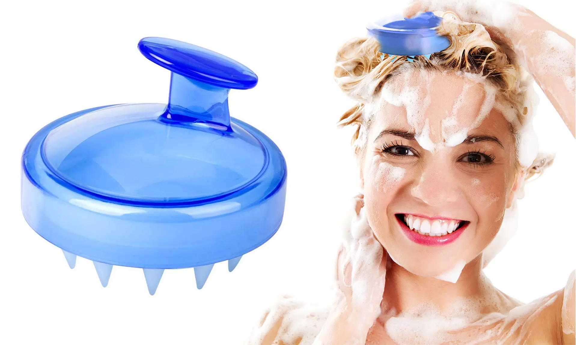 Calming and Soothing Hair Scalp Massager and Shampoo Brush